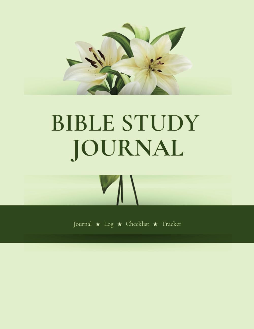 Bible Study Journal Notebook – Complete with Tracker, Checklist, and Bible Reading Log – Spend some peaceful, intimate time in the Lord's presence by reading His word