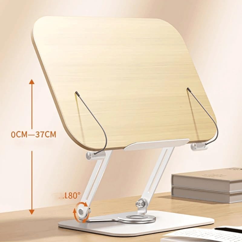 Adjustable Laptop Stand Portable Foldable Wooden