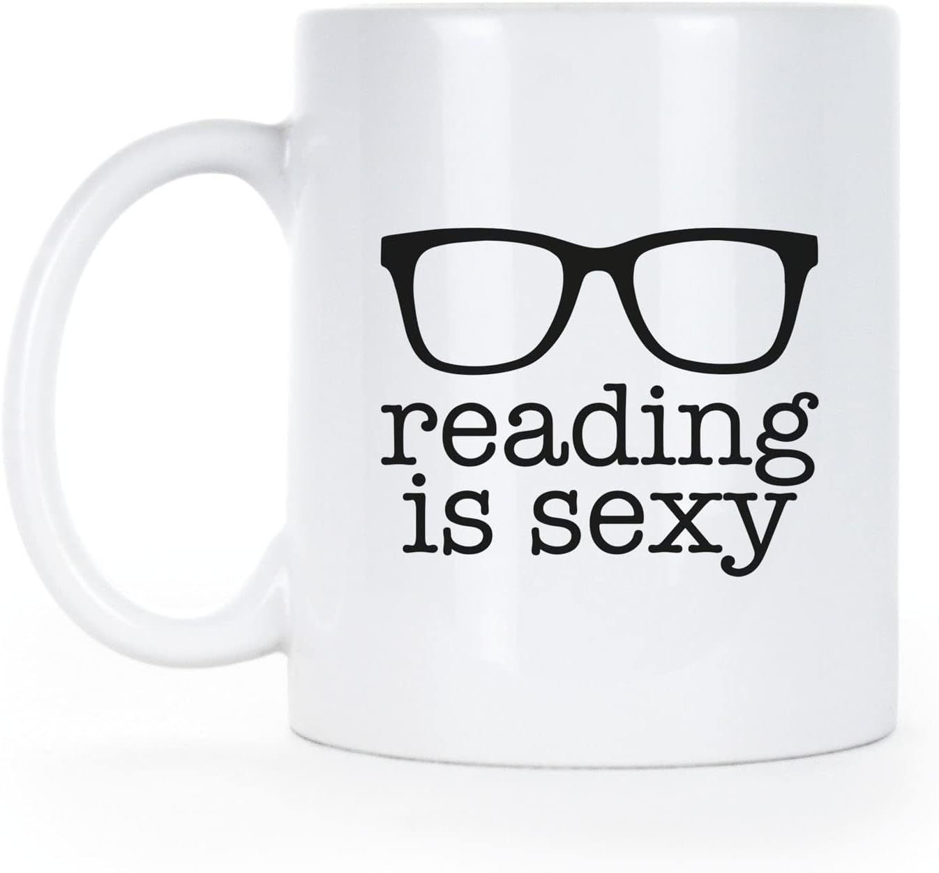 LIBBY'S BENCHMARK27 DESIGNS Reading is Sexy Mug Book Lover Coffee Cup