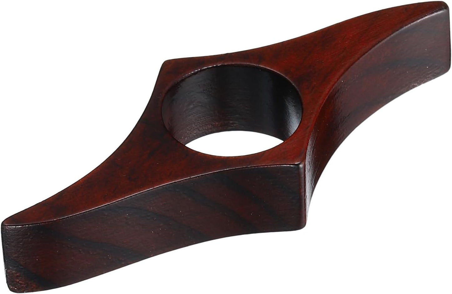 PATIKIL 1" Thumb Book Page Holder, Handmade Wooden Bookmark Book Opener Page Holders for Reading Accessories Book Lovers, Red