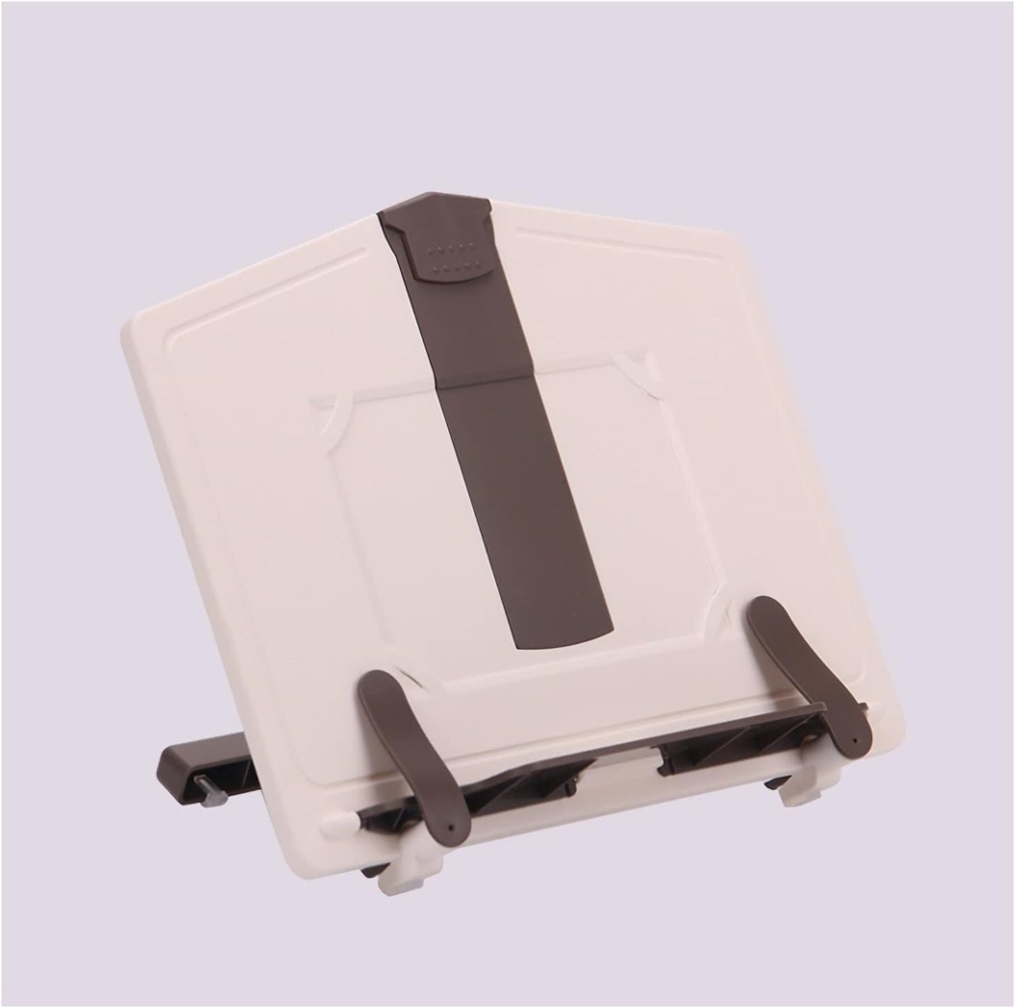 Book Stands and Holders for Reading Book Stand Adjustable Reading Holder Portable Cookbook Tablet Textbook Document Bookstand for Kitchen Library Office 11 x 9 inch for Kitchen and Office (White )