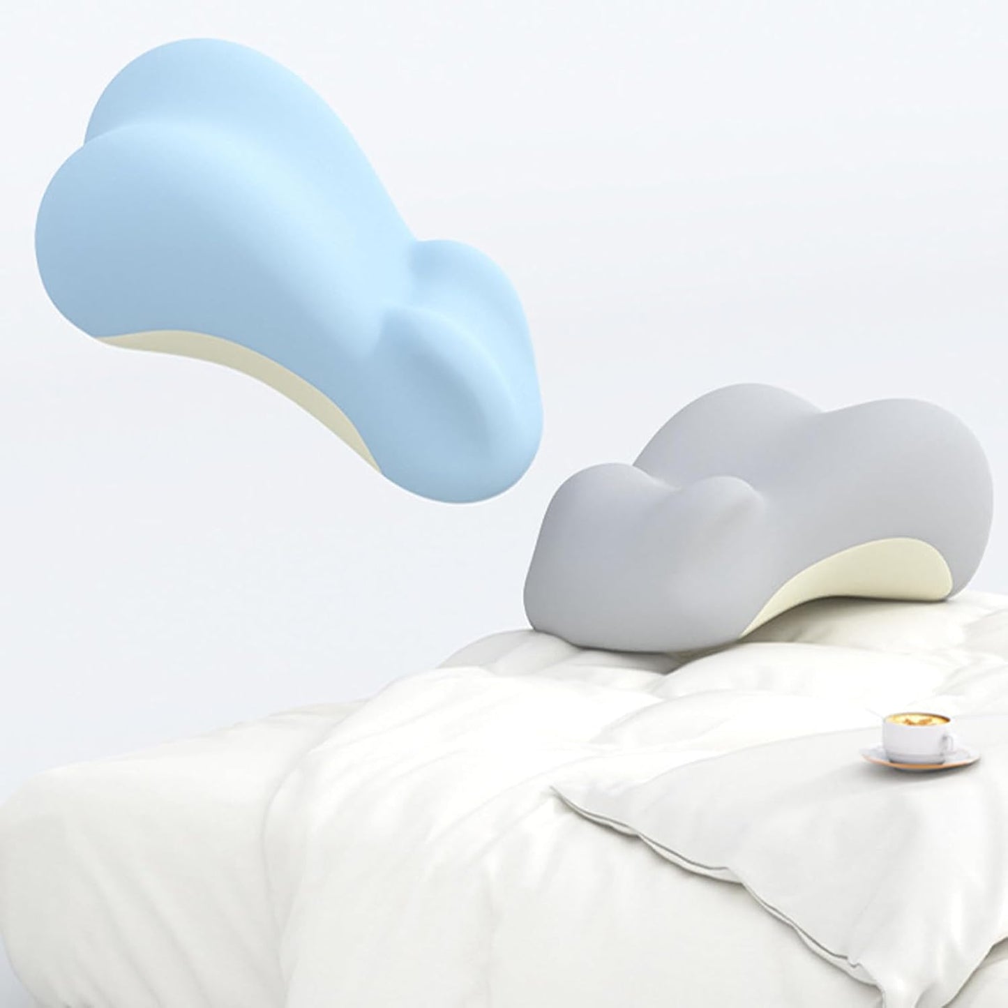 Couples Pillow,Portable Breathable Back Rest - Lumbar Support Intimacy Butt Pillow | for Reading Sleeping Watching TV Sitting Lying Couch Bed Furniture Home Bedroom