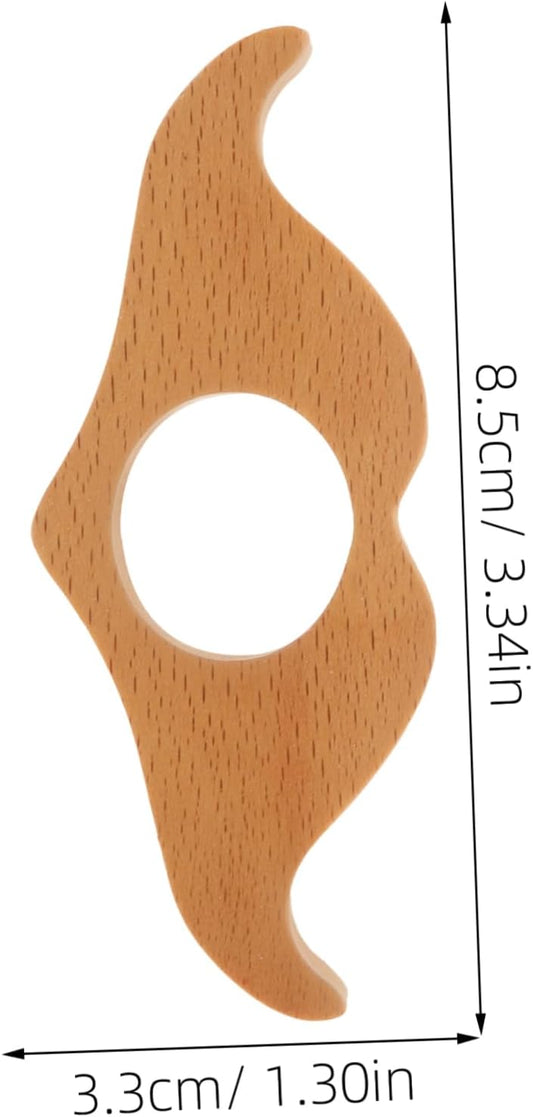 ERINGOGO Strong Durable Book Finger Holder Wooden Thumb Page Holder for Reading Smooth for Easy Grip