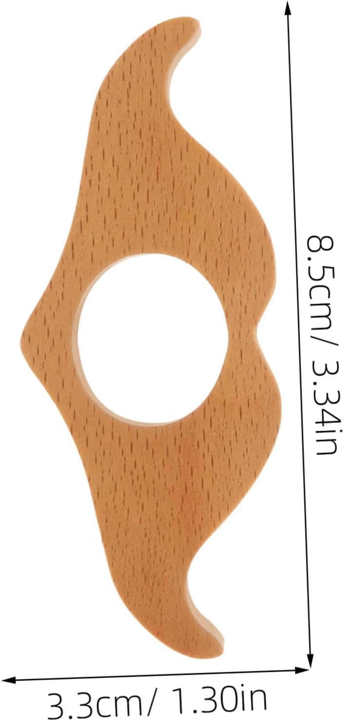 ERINGOGO Strong Durable Book Finger Holder Wooden Thumb Page Holder for Reading Smooth for Easy Grip