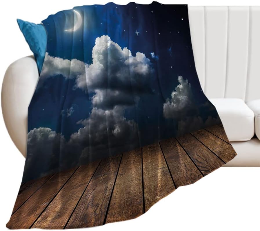 Plush Fleece Blanket, Soft Warm Soft and Cozy Throw Blankets, 40 x 50inches, Suitable The Journey Decoration Living Room, Office,