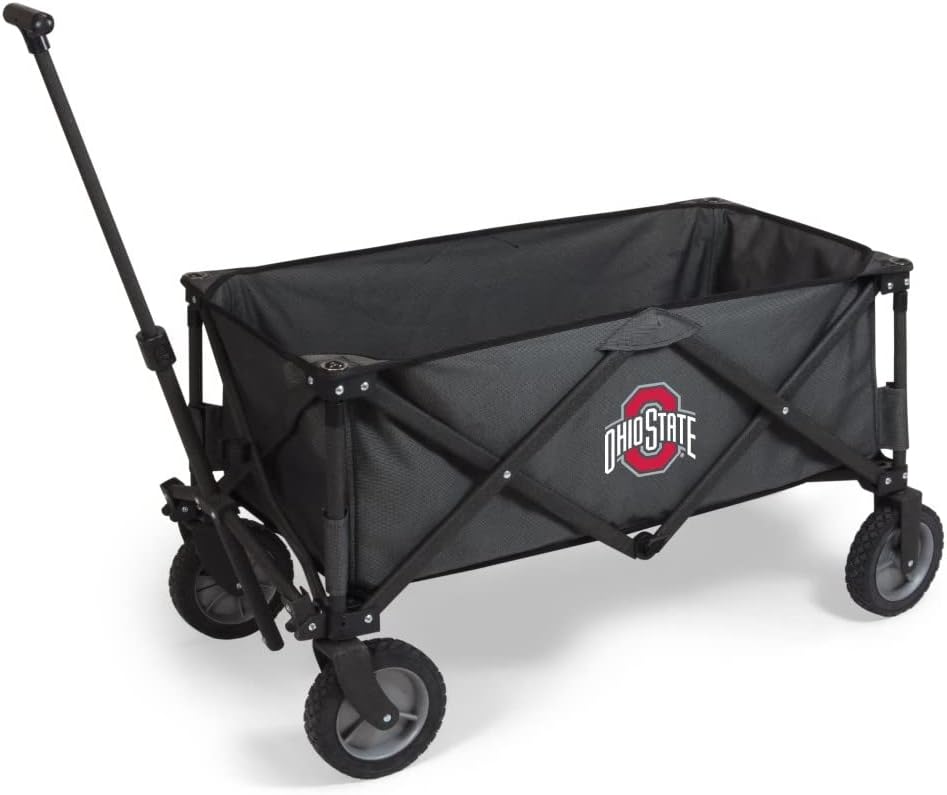 Picnic TIME NCAA Unisex-Adult NCAA Adventure Wagon Portable Utility Wagon