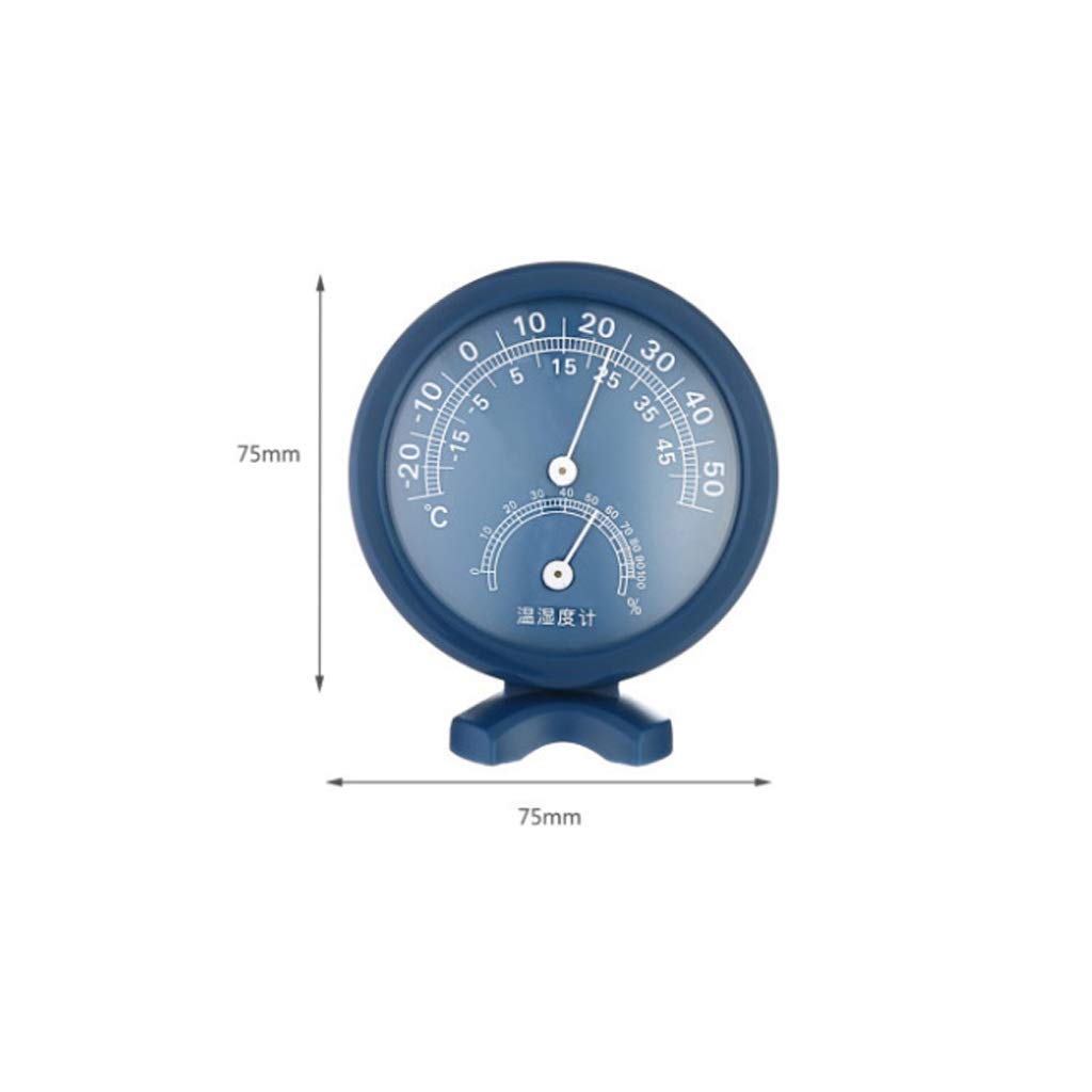 Thermometer,Portable Mini Pointer Temperature Meter Standing Round Dial Gauges Display