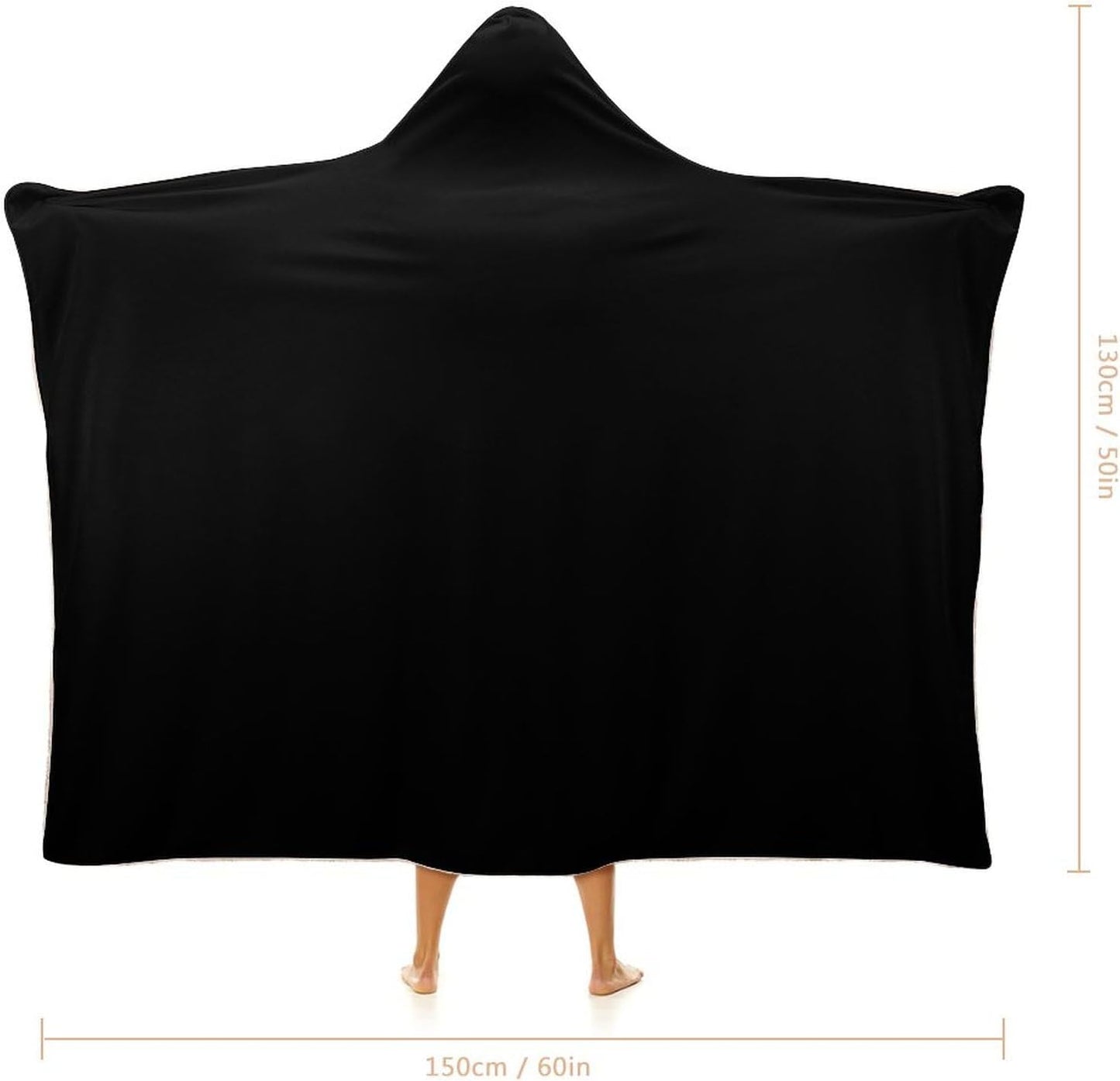 Custom Wearable Blanket Personalized Hooded Blanket Add Your Photo or Text Logo 3D Print Thick Flannel Throw Blanket
