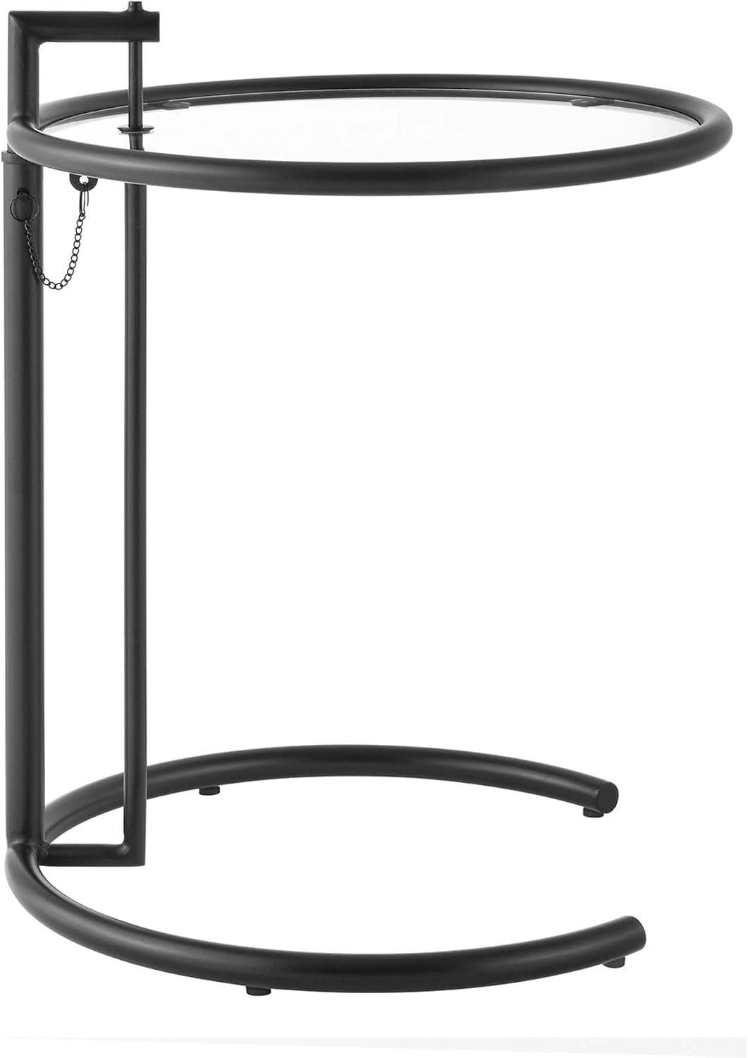 Modway EEI-125-BLK 아일린 그레이 메탈 사이드 테이블, 블랙