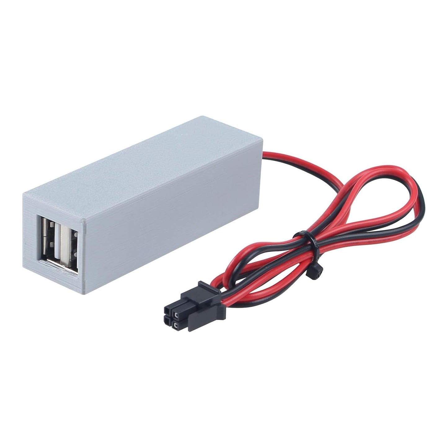 Immdinogo Minimal USB Hub Adapter Kit for BambuLab A1/ A1 Mini: Using Spare AMS Lite Port to Add USB Dual Ports Plug and Play 3D Printer Accessories