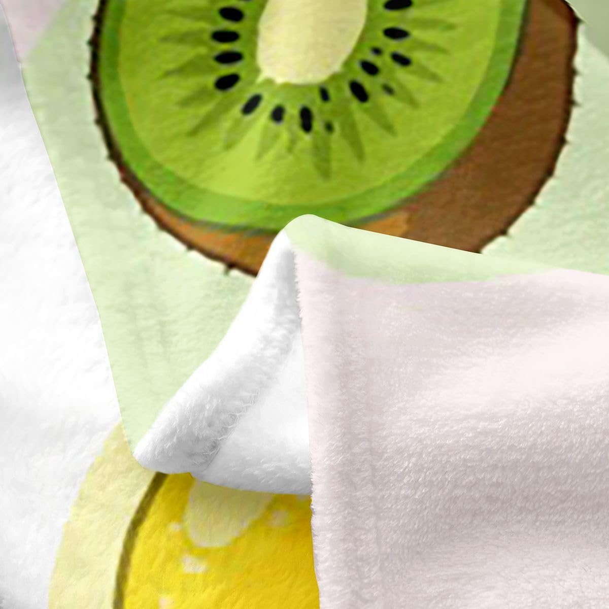 Toddlers ABC Plush Throw Blanket, Twin 60"x80" Kids ABC Alphabet Flannel Fleece Blanket for Boys Teens Vegetables and Fruits All Season,Bed Blanket Breathable Kawaii Cute Room Decor Quilt Cover