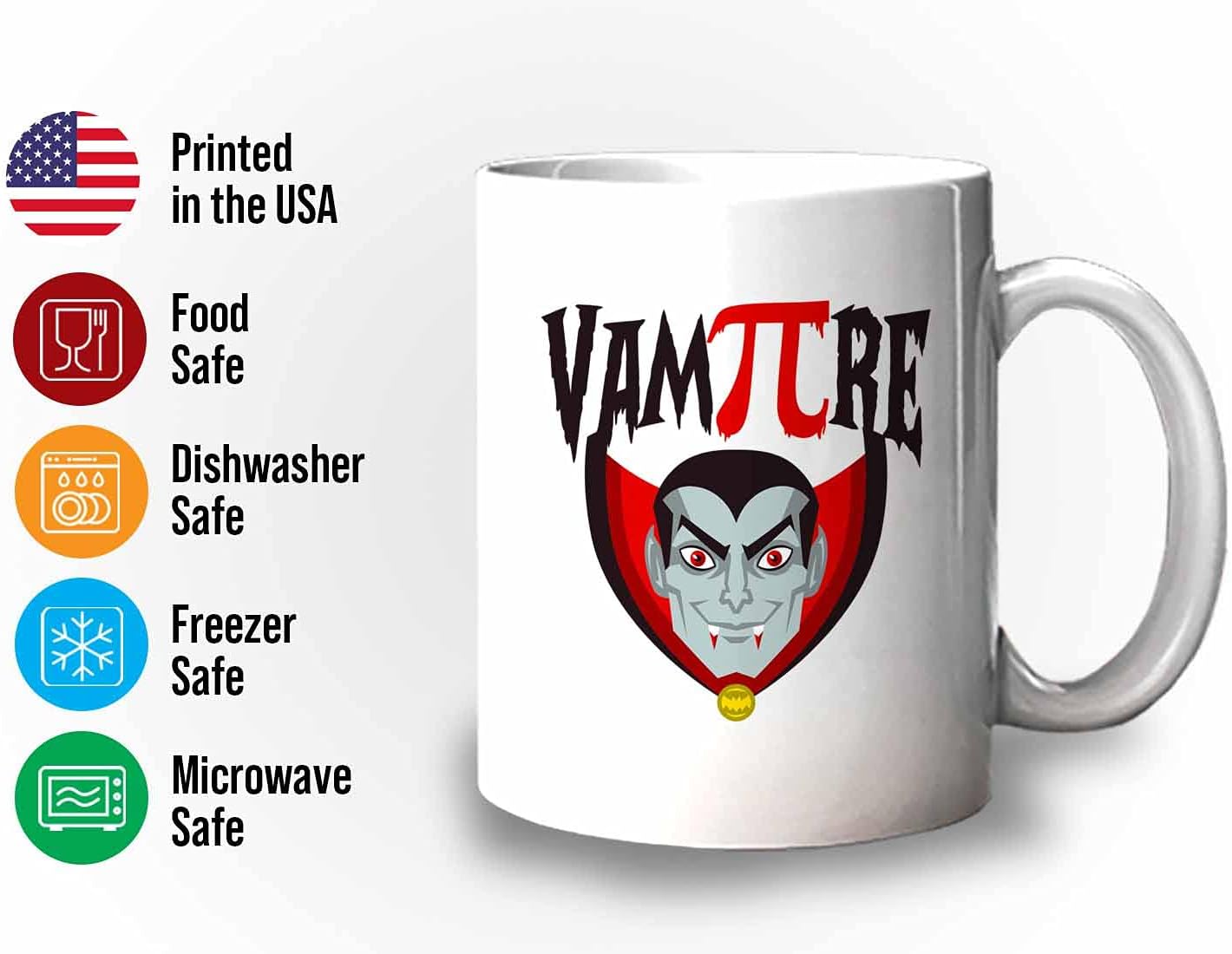 Bubble Hugs Math VamPIre Mug White 11 Oz - Funny Reading Book Lovers Literary librarian Halloween Reader - Hellowin, October, Costume, Cospla Horror, Ancient, Festival, Holida Decoration Ideas,