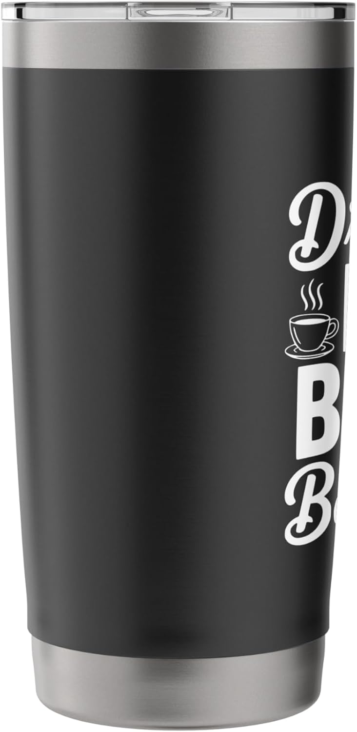 Drink Tea, Read Books, Be Happy Inspirational Quote Stainless Steel Insulated Tumbler