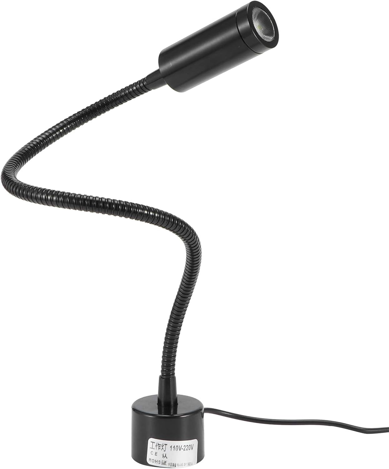 Fafeicy Adjustable Lamp with Magnetic Base, Swing Arm Lamp, Flexible Table LED Working Light - for Study/Reading/Office/Work