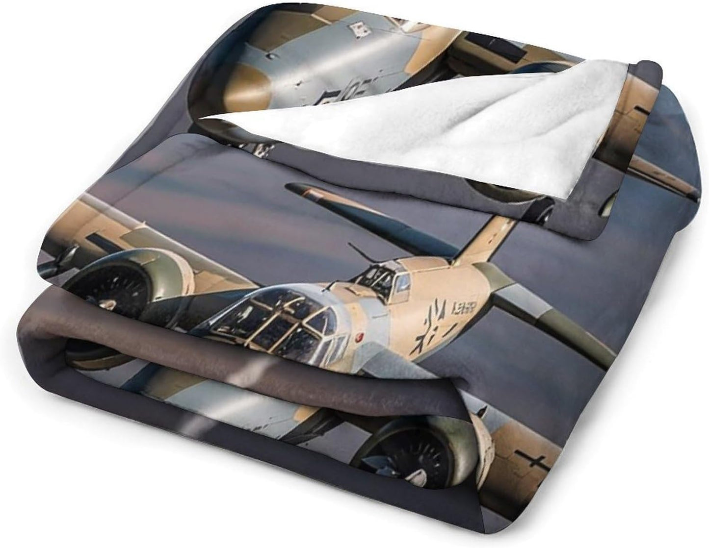 US Army Plane Blanket Super Soft Lightweight Throw Blanket Cute Cozy Warm Bed Blanket Decorative Fuzzy Blanket All-Season Home Decor Gift for Sofa Couch Living Room 50"*60"（130 * 150cm）