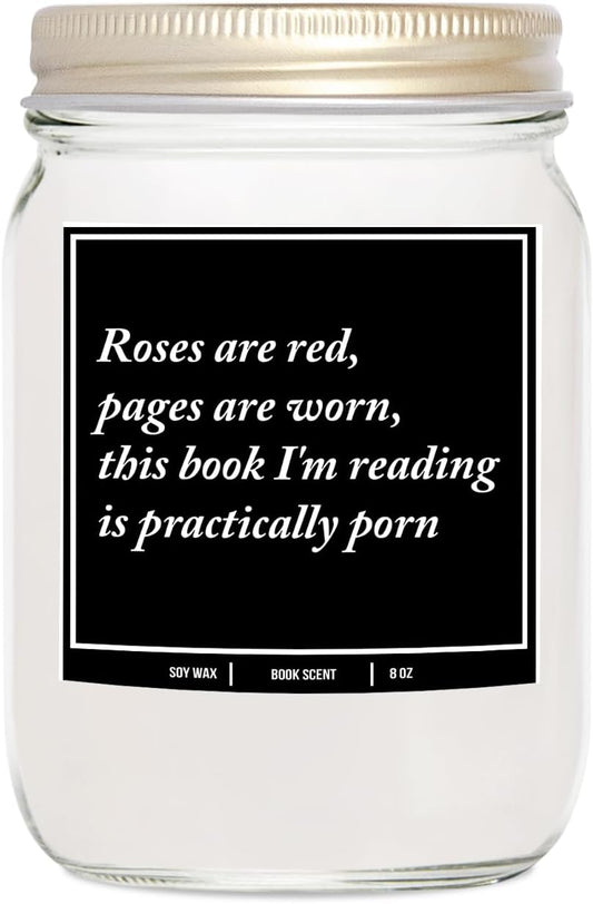 You Nique Designs Smut Candle 8oz - Adult Readers Gifts - Smutty Book Lovers Surprise Ideas, Funny Smut Reader Presents - Smut Book Merch - Smutty Reading, Smut Gifts