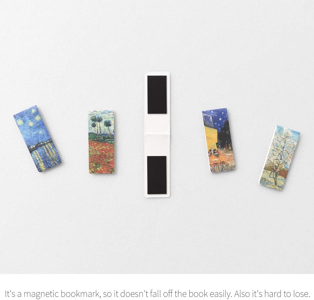 Monolike Magnetic Bookmarks Vincent Van Gogh ver.2, Set of 5