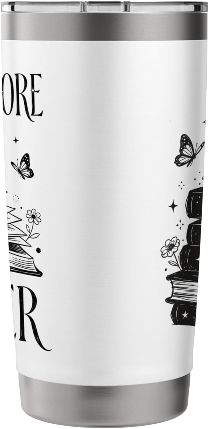 Just One More Chapter Reading Dark Romance Spicy Book Lover Stainless Steel Insulated Tumbler