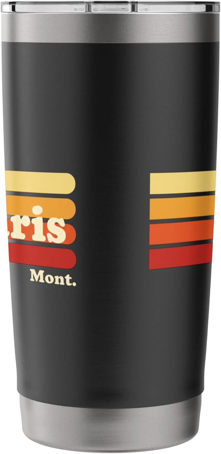 Polaris Mont Retro Montana Kids Vintage Stripes State Pride Stainless Steel Insulated Tumbler