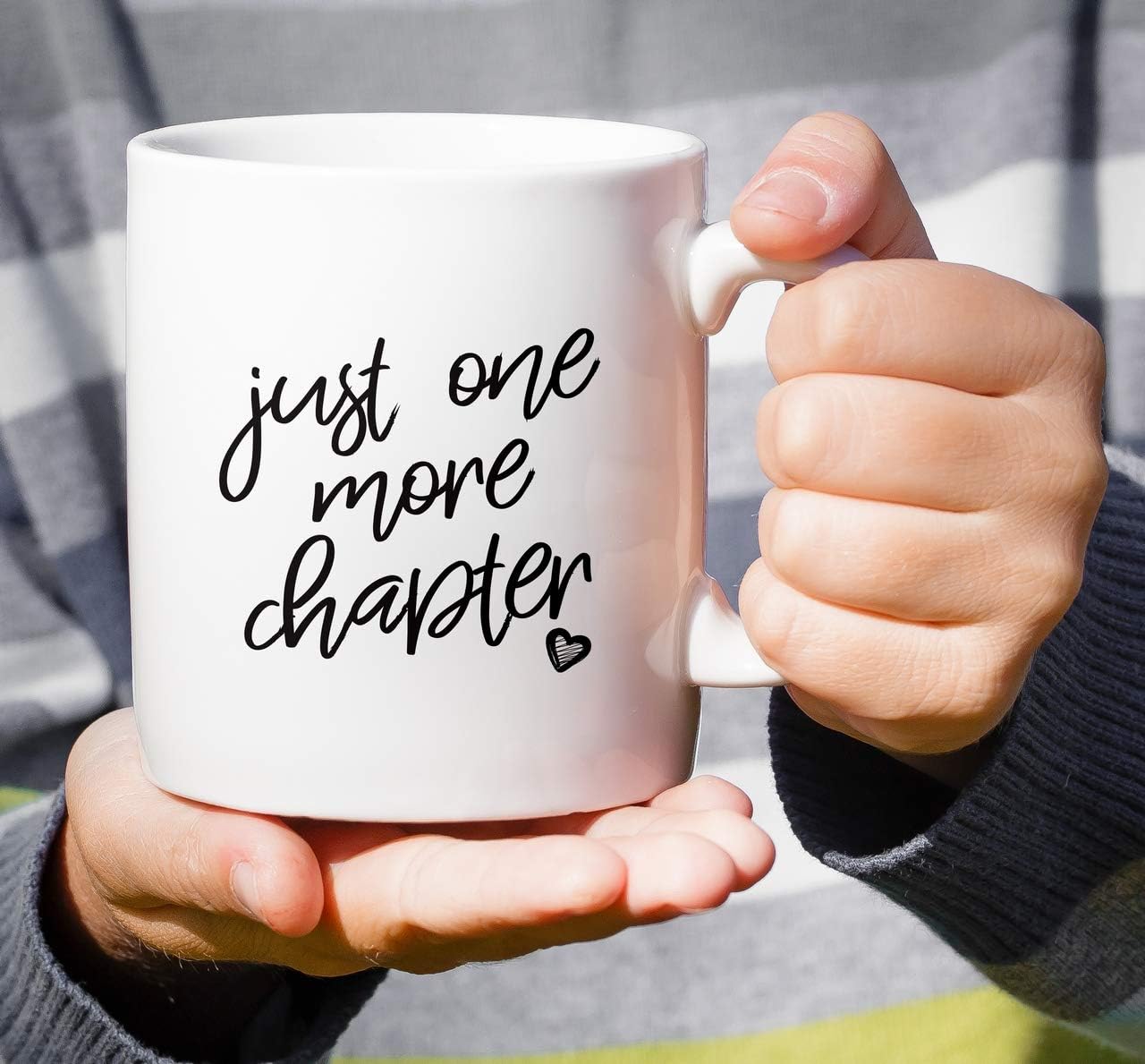 Retreez Funny Mug - Just One More Chapter Bookworm Book 11 Oz Ceramic Coffee Mugs - Funny, Sarcasm, Sarcastic, Motivational, Inspirational birthday gifts for friends, coworkers, siblings, dad or mom