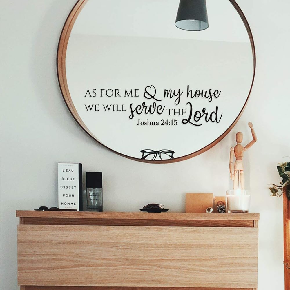 12PCS Inspirational Wall Decals,The Bible Wall Stickers Quote Motivational Decal for Bedroom Living Room Nursery Decor 11×6 in
