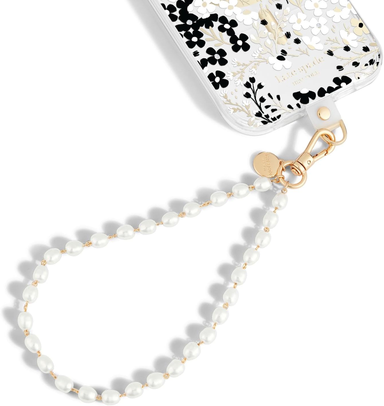 kate spade new york Phone Charm - Detachable Cell Phone Lanyard - Sea Pearl