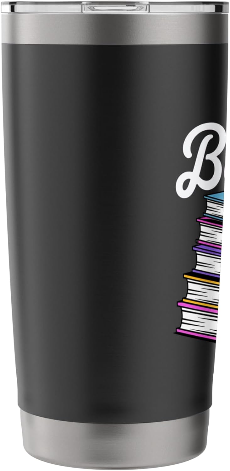 Bookish Coffee and Reading Books Stainless Steel Insulated Tumbler