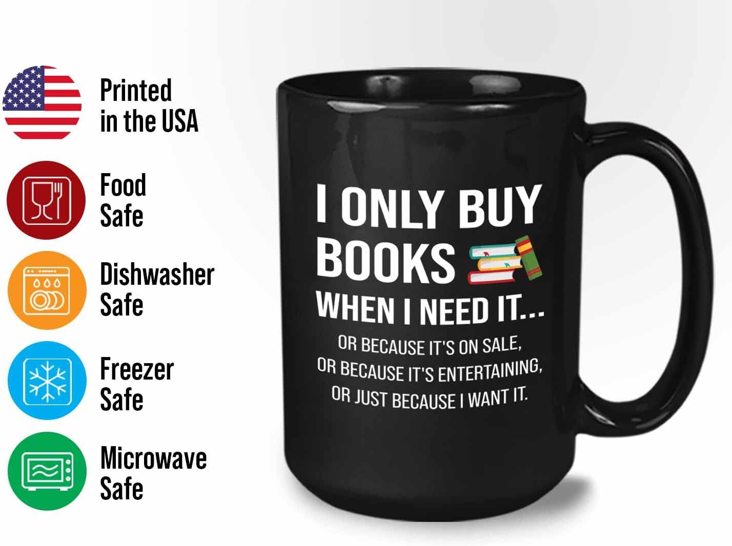 Bubble Hugs Book lovers Coffee Mug 15oz Black - Only Buy Books - Author Writer Library Library Editor Introvert Book Lovers Cat Lover Chill Relax Bookworm Reading