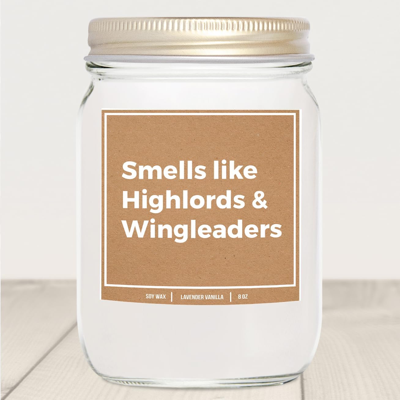 You Nique Designs Highlords Candle 8 Oz - Bookish Candles, Reading Themed Gifts for Book Lovers Women, Book Club Candle Ideas, Reading Themed Gifts (Lavender & Vanilla)