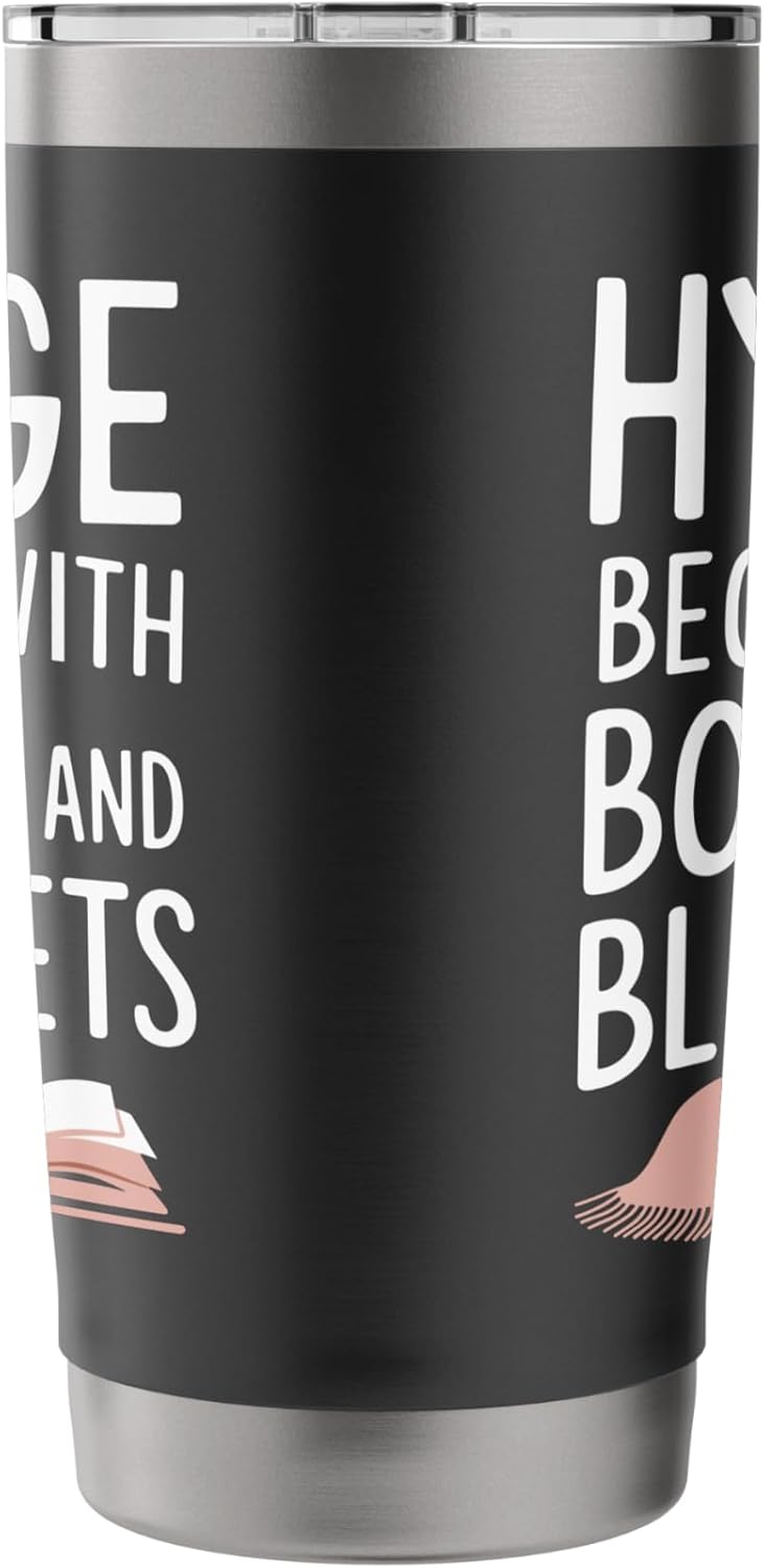 Reading All Winter Cozy Book Lover and Literary Escape Stainless Steel Insulated Tumbler