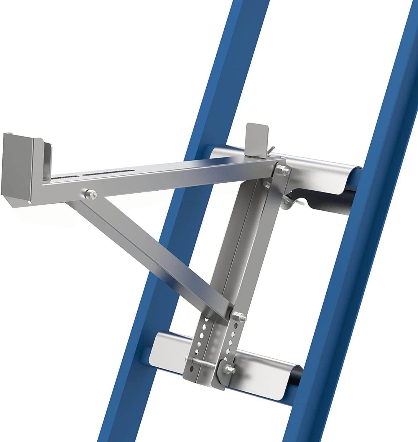 Ladder Jacks 2 Pack Scaffolding Platform Bracket - Two-Rung Short Body Extension Ladder Jack for Working 20 inch Stage