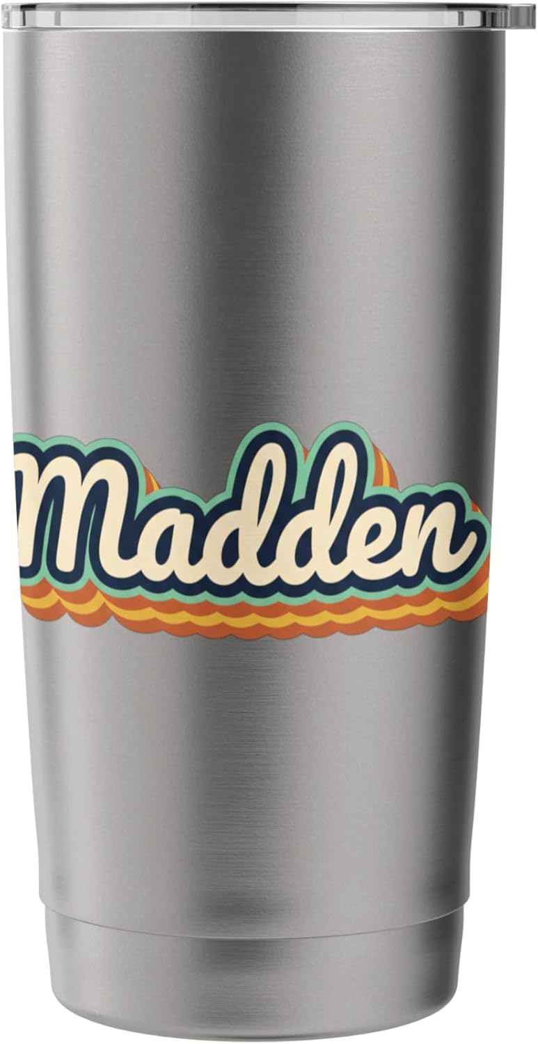 Madden Retro Name Dad Vintage Style Stainless Steel Insulated Tumbler