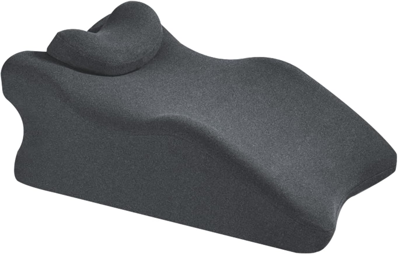 Memory Foam Wedge Pillow for Sleeping, Reading and Back Support, Intimacy Butt Pillow Ergonomic Bed Pillow for Acid Reflux, Back Pain Relief and Massage with Removable Cover