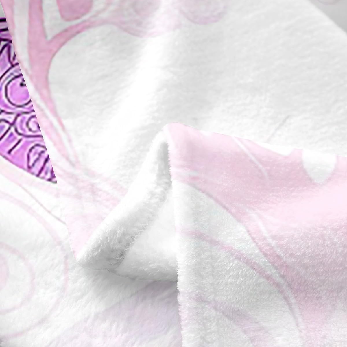 Feelyou Dragonfly Fuzzy Blanket Queen 90"x90" Boho Exotic Flannel Fleece Throw Blanket for Sofa Couch Bohemian Decor All Season Bed Blanket Plush Blanket