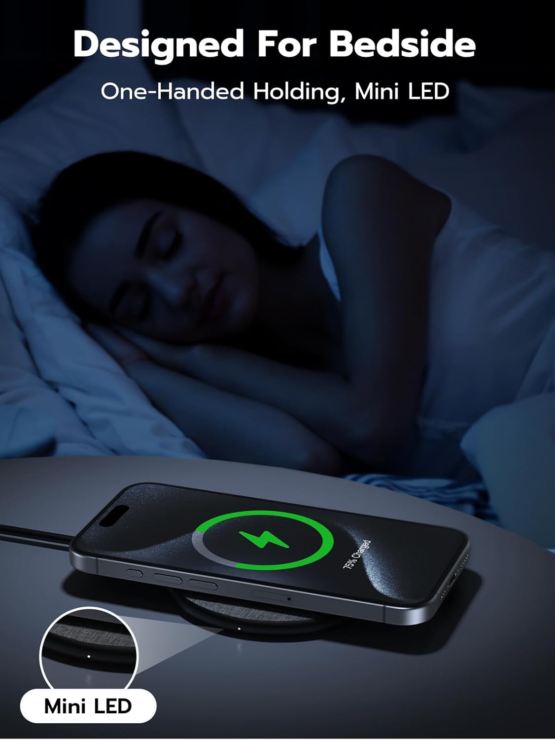 NewQ Wireless Charger, 15W Max Wireless Charging Pad for iPhone 17 16 15 14 13 12 11Mini/SE/Pro/Max/Plus, Samsung Galaxy S23/S22/S21/S20/S10/S9/S8/S7/Note20/10/9/8, Air Pods/Pro/Galaxy Buds/+, 2 Packs