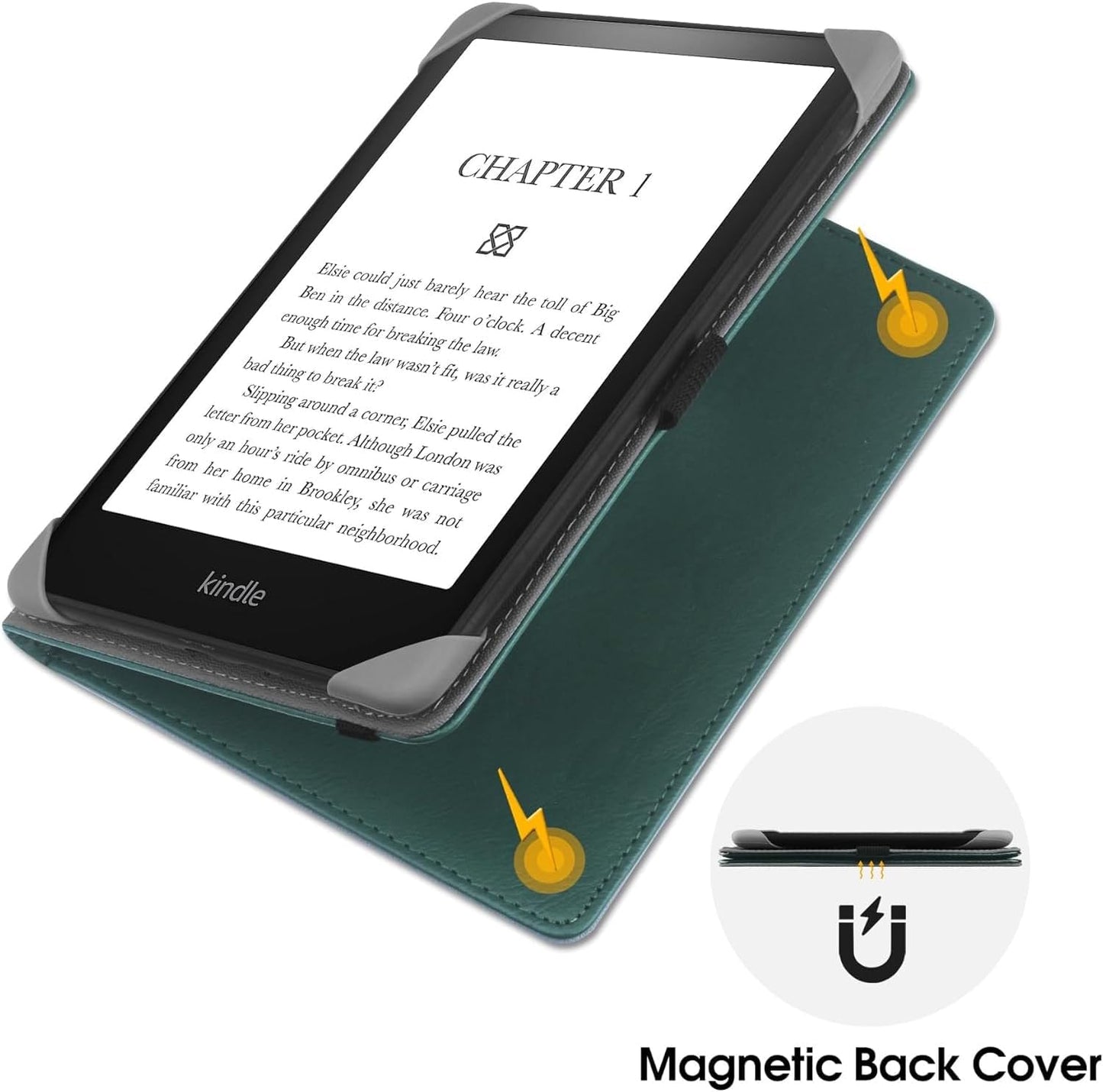 Universal Case for 6-6.8-7 inch eReaders, Paperwhite Case with Hand Strap Compatible with All 6" 6.8" 7" Paperwhite 2024/Paperwhite 2023/ Signature Edition Kobo E-Book