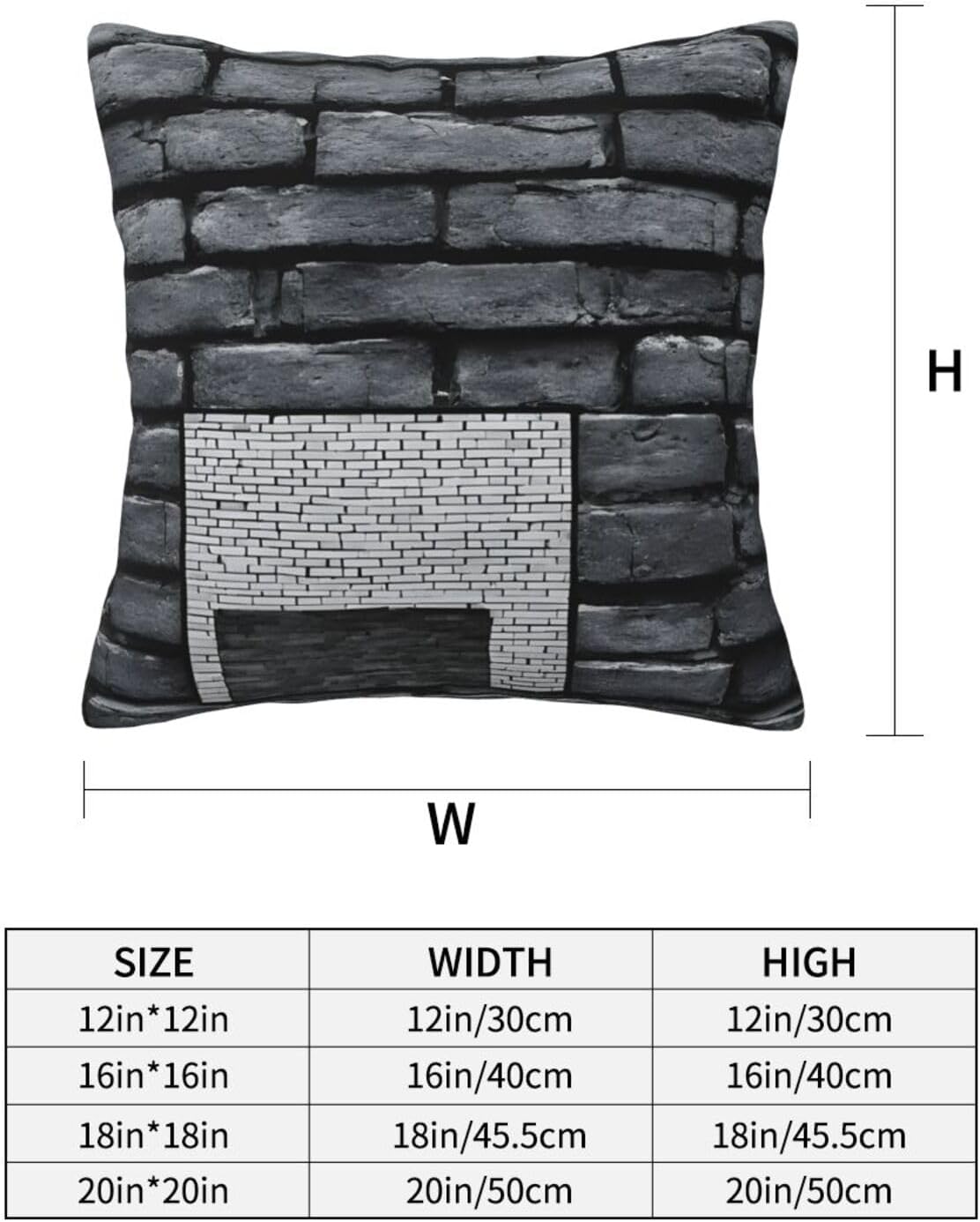 All-Season Square Pillow Covers 18"X18", Abstract Gray, Decorative Throw Pillow Covers for Sofa Bed Couch, Hidden Zipper Cushion Cover, Square Lumbar & Accent Pillowcases for Home Decor