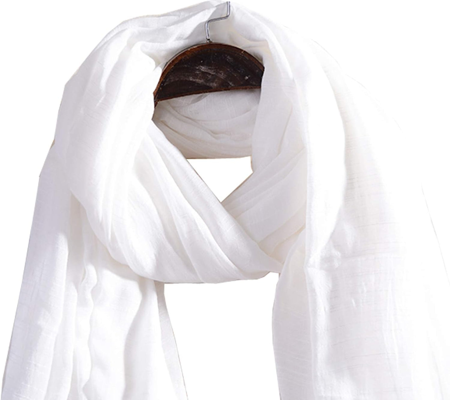 woogwin Women's Cotton Scarves Lady Light Soft Fashion Solid Scarf Wrap Shawl