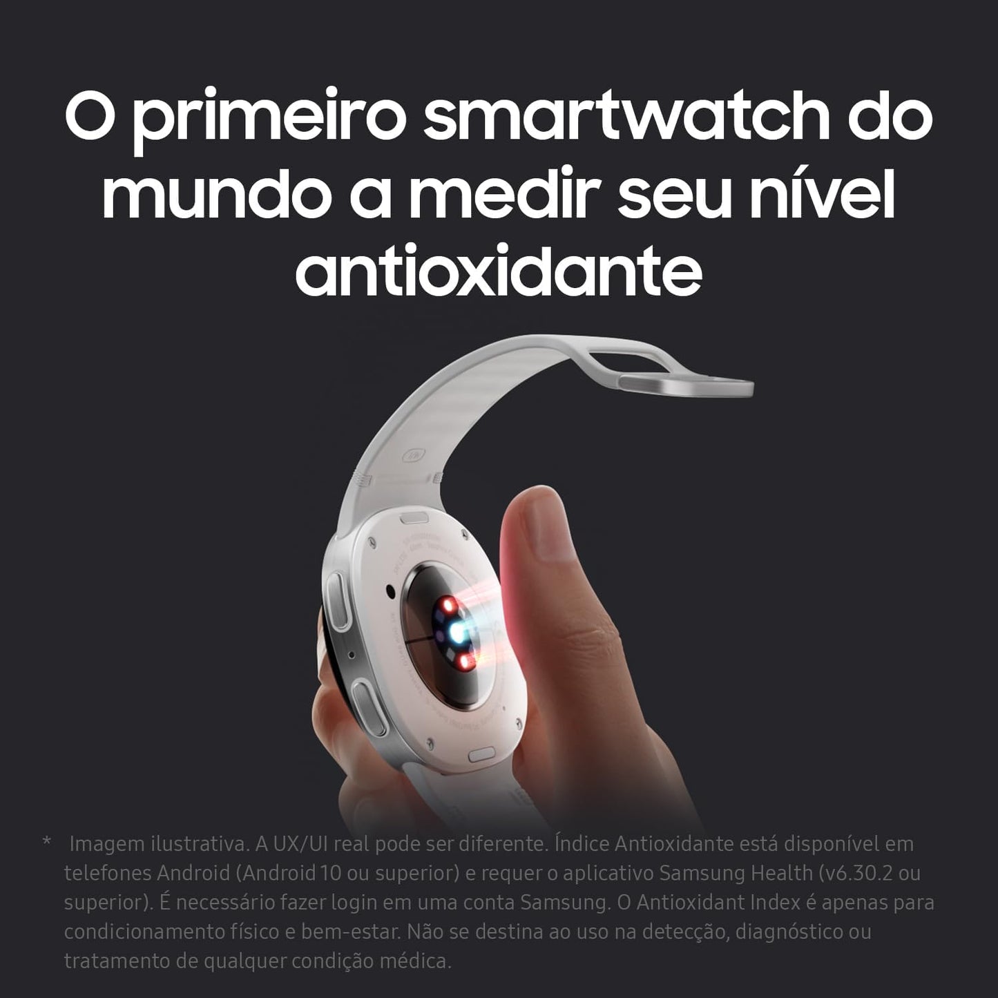 Samsung Galaxy Watch 8 | 44mm | AI Smartwatch w/ 1.47" AMOLED, Wear OS 6, Wi-Fi, Bluetooth, Heart Rate, GPS Fitness Tracker | IP68, MIL-STD-810H | International Model L330 | w/Fast Charger, Silver