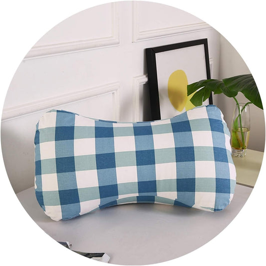 Reading Pillow Canvas Fabric Lumbar Support Cushions Extra Large Backrest for Home Office Travel 2 Color 10 Size Optional (Color : B Size: 45cmx30cmx55cm+55cmx33cmx33cm) (H:55cmx33cmx33cm)