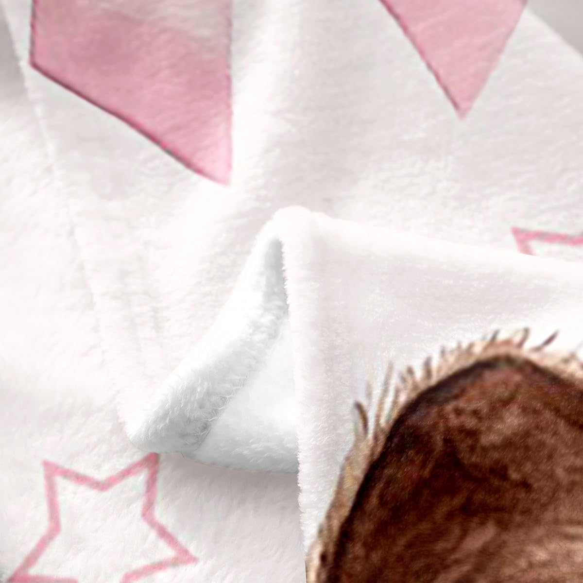 Castle Fairy Retro Western Flannel Blanket Throw 50"x60",Cowgirl Hat Boots Bed Sofa Blankets for Kids Boys,Pink Princess Bowknots Fuzzy Blanket Room Decor,Farmhouse Style Breathable Blanket