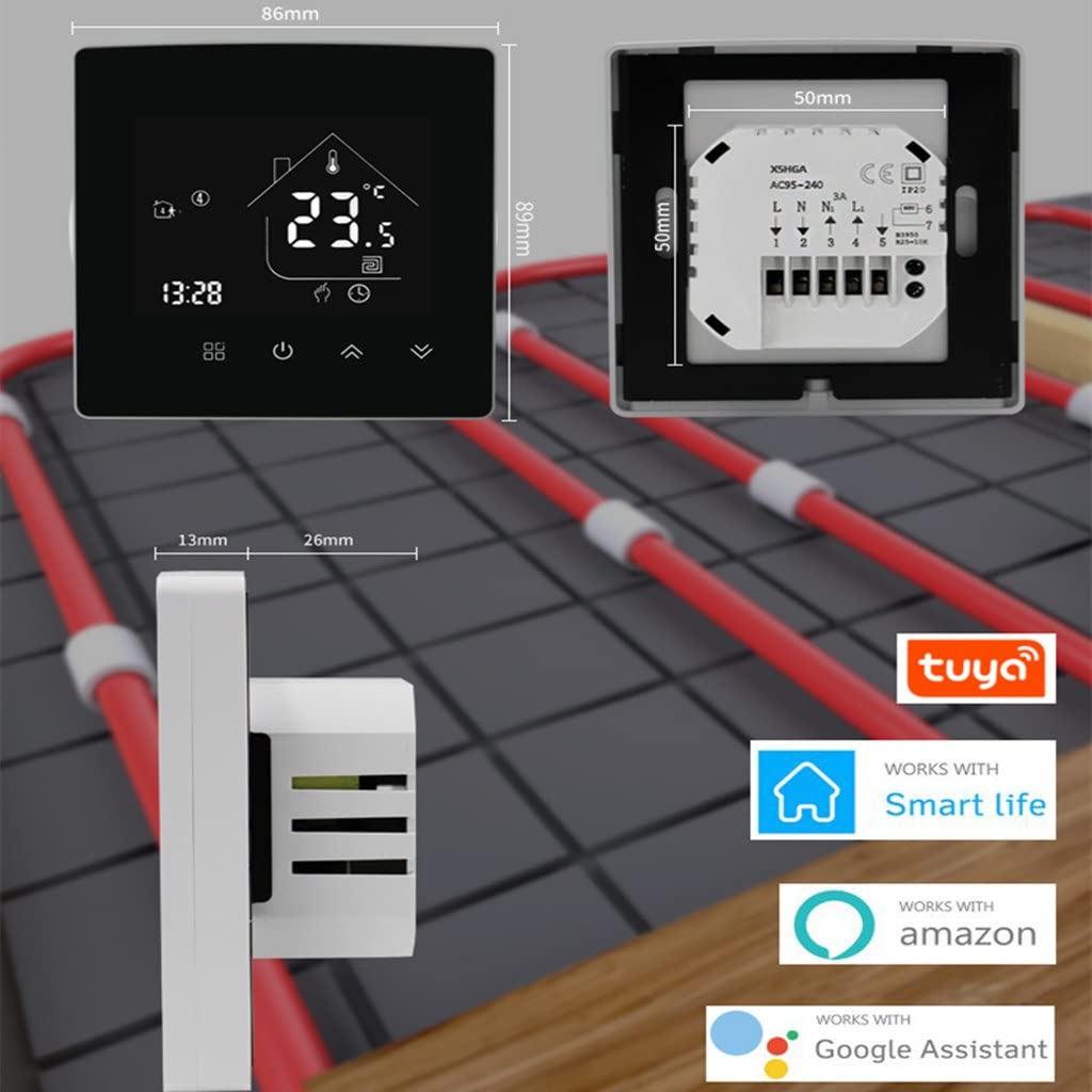 3.0 Thermostat Temperature Controller Water/Electric Floor Heating Gas Boiler Smart Life(GC)