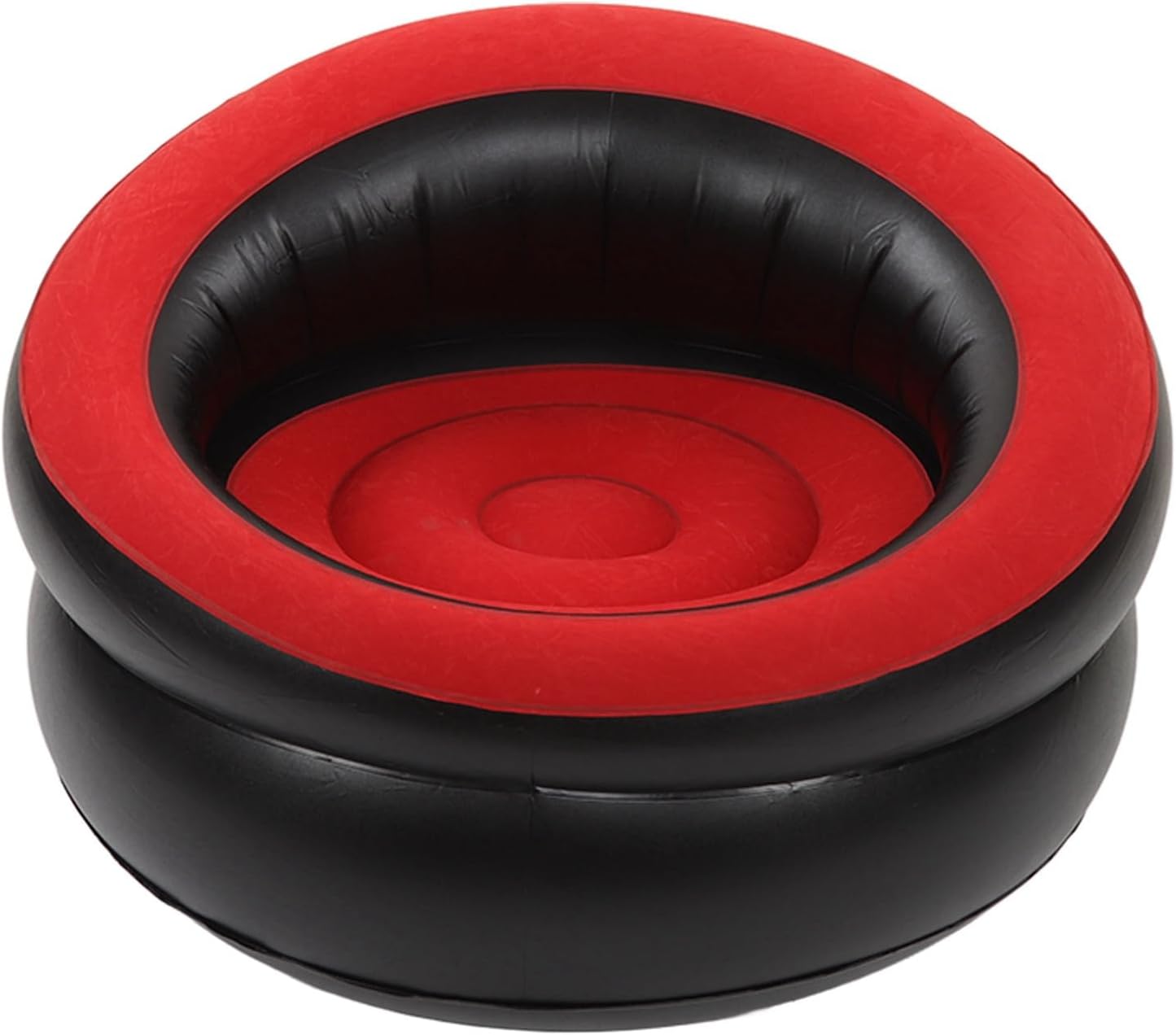 Flocking Air Sofa Blow up Chair for Adults Fast Inflation PVC Inflatable Couch Widely Applicable Lightweight Blow up Chair for Adults for Living Room(Red) Surfing Fins