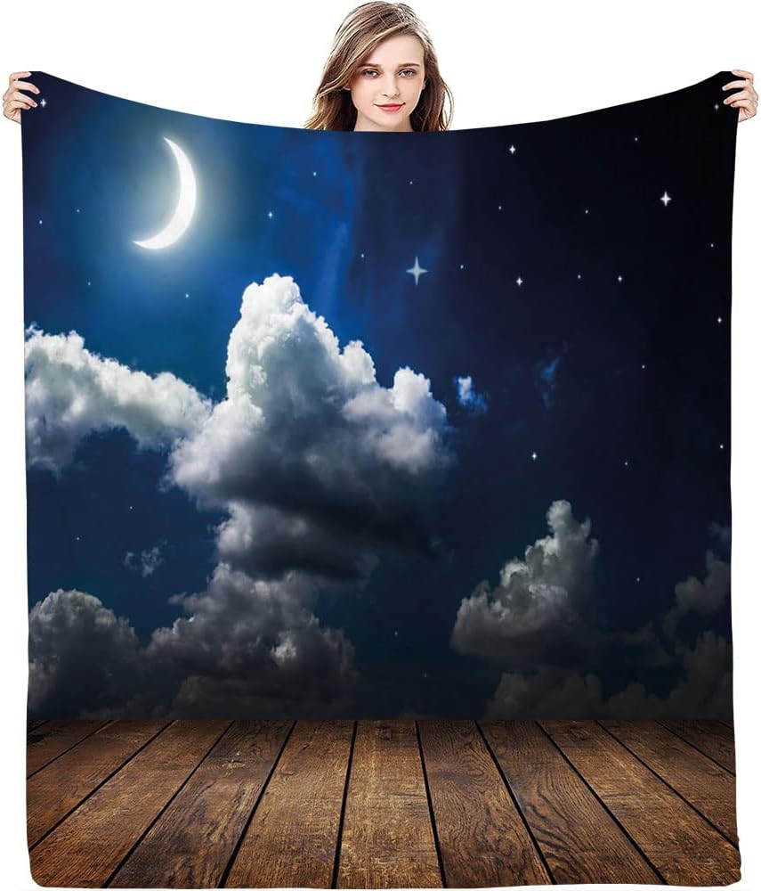 Plush Fleece Blanket, Soft Warm Soft and Cozy Throw Blankets, 40 x 50inches, Suitable The Journey Decoration Living Room, Office,