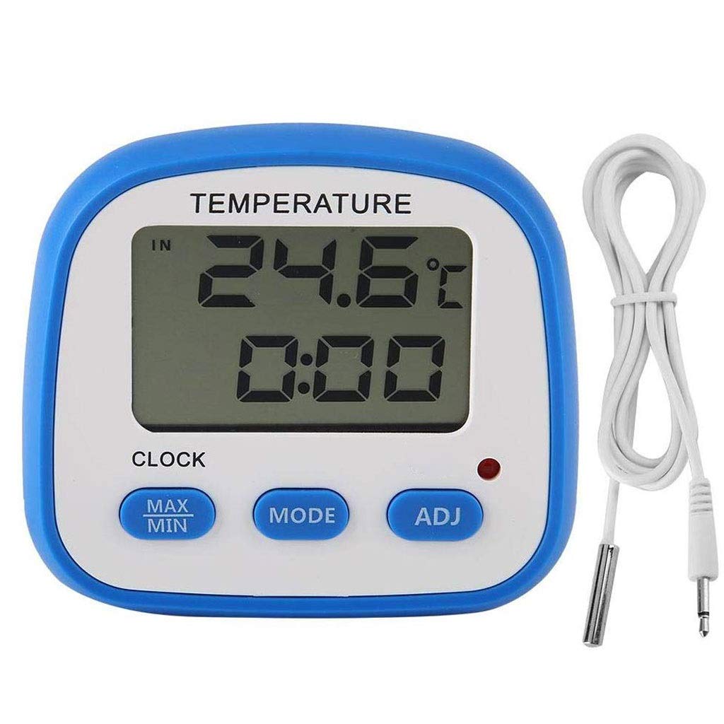 Fridge Freezer Thermometer High Low Temperature Alarms with LED Indicator Digital Refrigeration with Magnetic