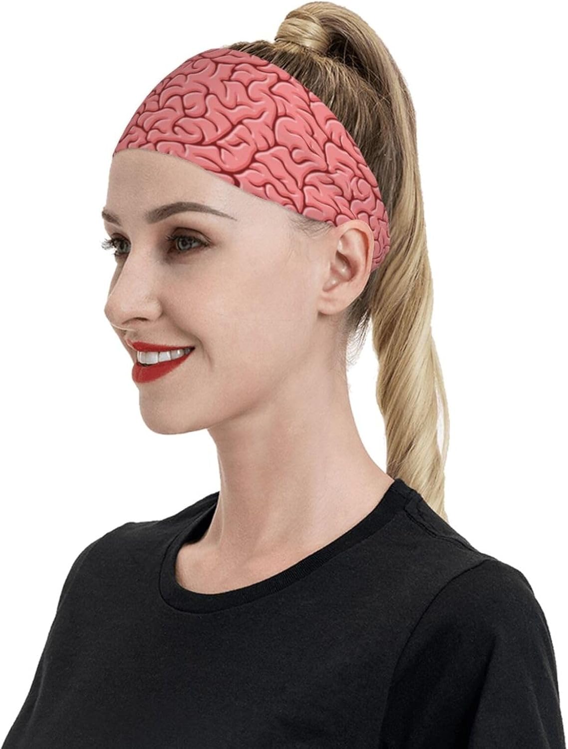 Sports Sweatband Head Bands for Women Men Sweat-Absorbing Headbands Suitable for Running Yoga Fitness Football Exercise