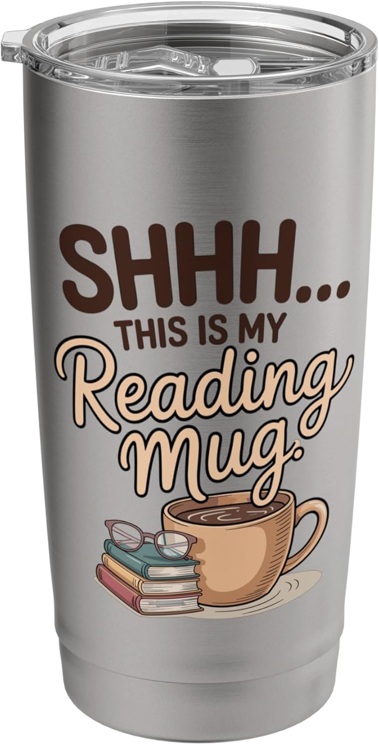 This Is My Reading Mug Coffee Book Reading Stainless Steel Insulated Tumbler