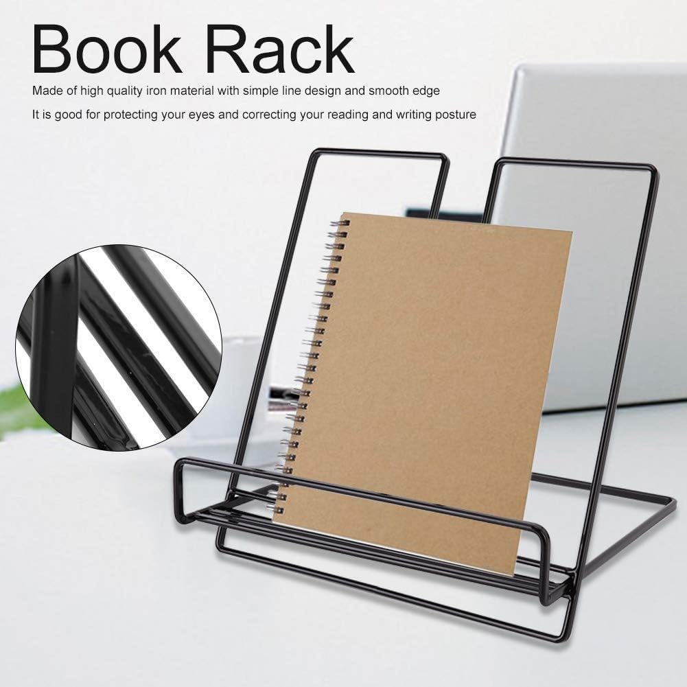 Book Stand, Book Holder Computer Stand Tablet Stand Cookbook Stand Document Holder Book Page Holder Reading Stand for Recipe Laptop