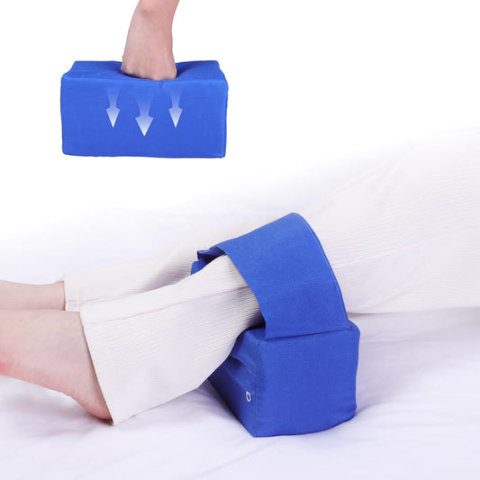 Arm Support Pillow with Gel Pack, Wedge Elevation Pillow for Wrist Elbow Rest, Memory Foam Contoured Arm Cushion for Bed Sleeping