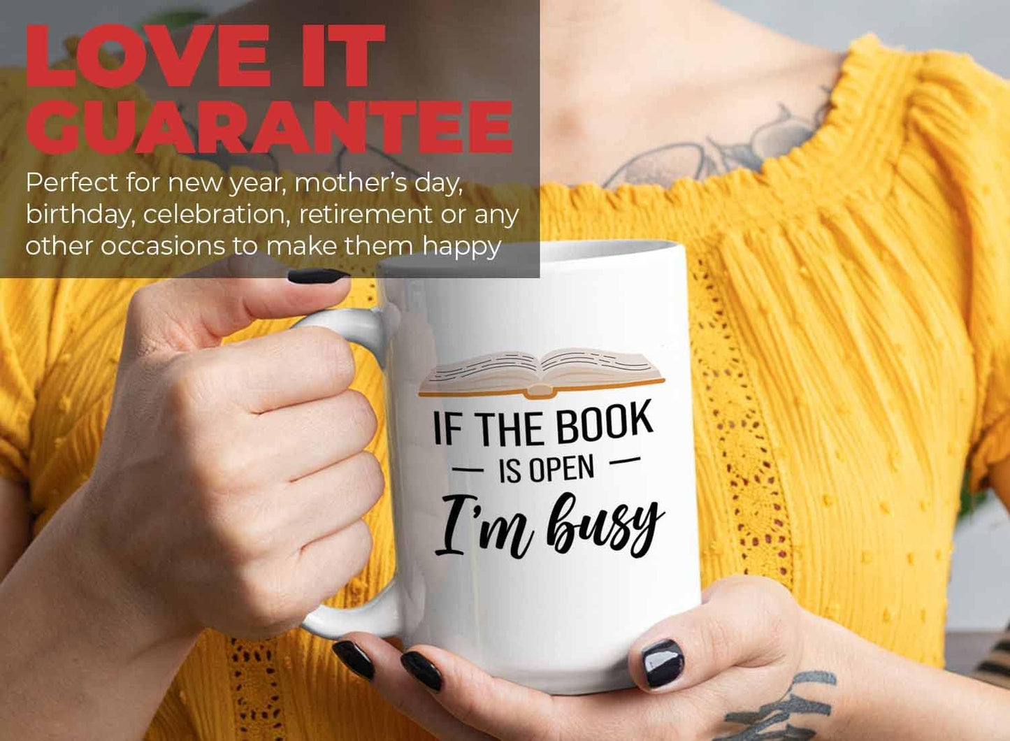 Bubble Hugs Book lovers Coffee Mug 15oz White - If Book Open - Author Writer Library Library Editor Introvert Lovers Cat Chill Relax Bookworm Reading